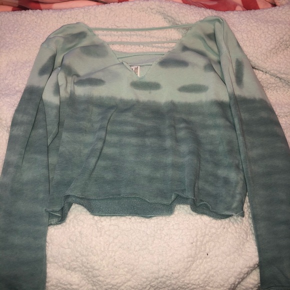 PINK Ombre Strappy Back Pullover - Picture 8 of 8